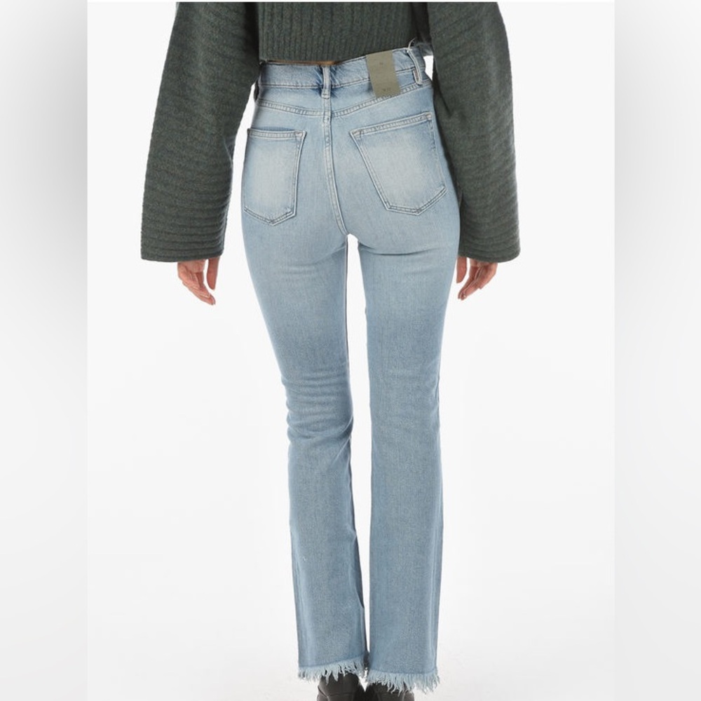 AllSaints Ciara High Waist Bootcut Jeans in Light Indigo Size 28 - Picture 2 of 8